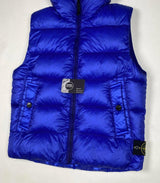 Stone Island - Hooded Down Gilet Blue