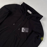 Stone Island - Hooded Zip Sweatshirt Black