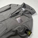 Stone Island - Hooded Zip Sweatshirt Grey