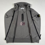 Stone Island - Hooded Zip Sweatshirt Grey