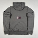 Stone Island - Hooded Zip Sweatshirt Grey