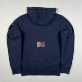 Stone Island - Hooded Zip Sweatshirt Navy