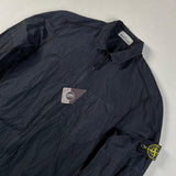 Stone Island - House Check Zip Overshirt Navy