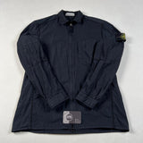 Stone Island - House Check Zip Overshirt Navy