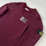 Stone Island - Knit Crewneck Jumper Burgundy