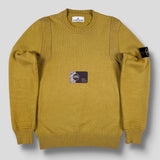 Stone Island - Knit Crewneck Jumper Gold