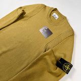 Stone Island - Knit Crewneck Jumper Gold
