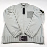 Stone Island - Lambswool Crewneck Knit Jumper Grey
