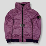 Stone Island - Lamy Flock Hooded Jacket Purple