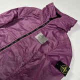 Stone Island - Lamy Flock Hooded Jacket Purple