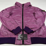 Stone Island - Lamy Flock Hooded Jacket Purple