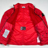 Stone Island - Lamy Velour Track Jacket Red
