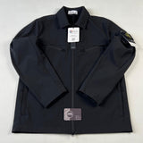Stone Island - Light Soft Shell-R e-dye Technology Jacket Black