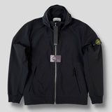 Stone Island - Light Soft Shell-R Hooded Jacket Black