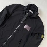 Stone Island - Light Soft Shell-R Hooded Jacket Black