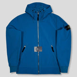 Stone Island - Light Soft Shell-R Hooded Jacket Blue