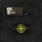 Stone Island - Logo Patch Cargo Trousers Type LO Black