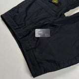 Stone Island - Logo Patch Cargo Trousers Type LO Black