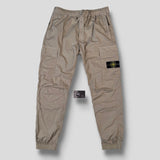 Stone Island - Logo Patch Cargo Trousers Type RE-T Beige