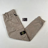 Stone Island - Logo Patch Cargo Trousers Type RE-T Beige