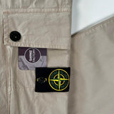 Stone Island - Logo Patch Cargo Trousers Type RE-T Beige