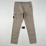 Stone Island - Logo Patch Cargo Trousers Type RE-T Beige