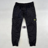 Stone Island - Logo Patch Cargo Trousers Type RE-T Black