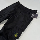 Stone Island - Logo Patch Cargo Trousers Type RE-T Black