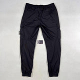 Stone Island - Logo Patch Cargo Trousers Type RE-T Black