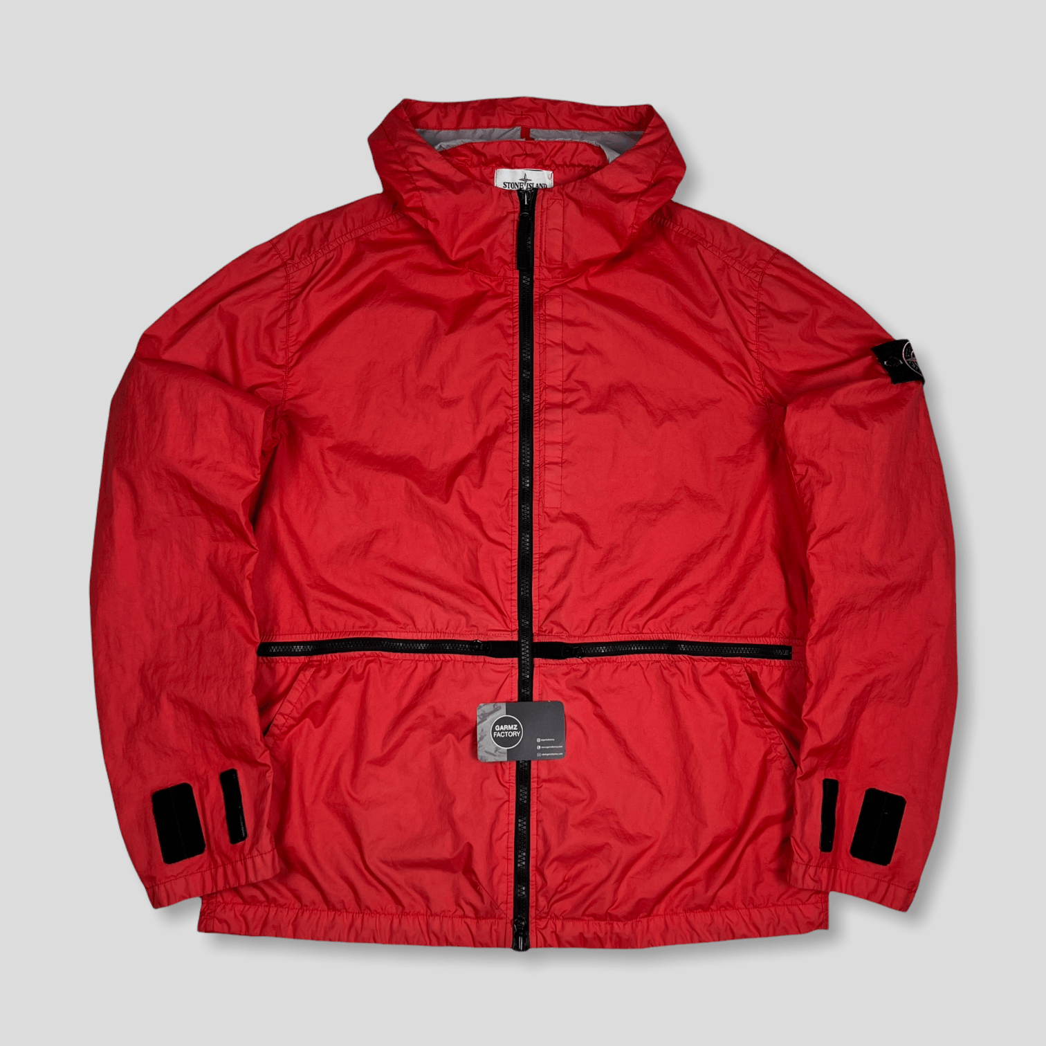 Stone Island Membrana 3L TC Jacket Red – Garmz Factory Stone Island Membrana 3L TC Jacket Red – Garmz Factory