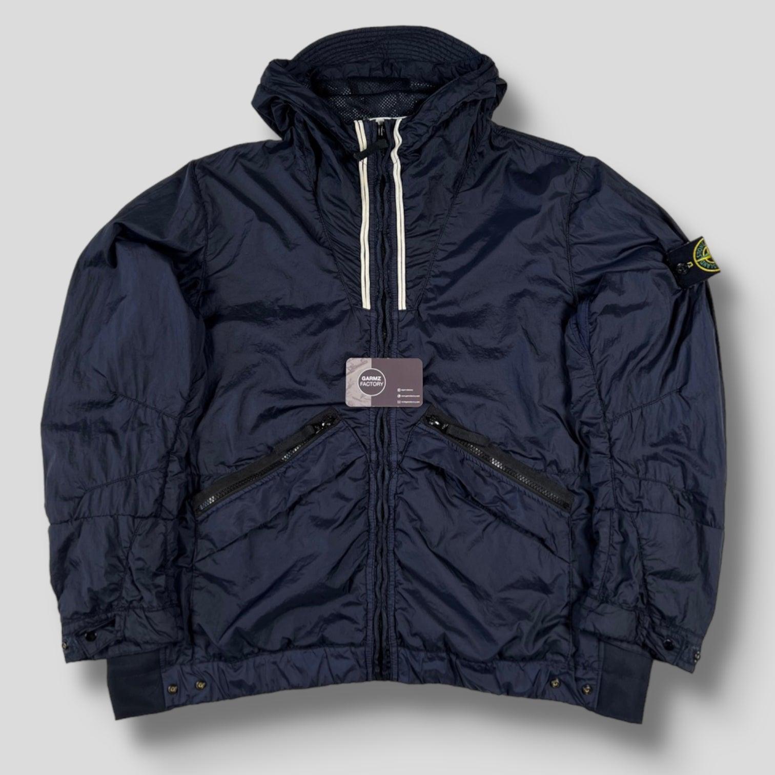 Stone Island Membrana TC Hooded Jacket Navy – Garmz Factory