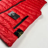 Stone Island - Micro Ripstop Down Gilet Red