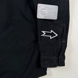 Stone Island - Moleskin Brushed Cotton Overshirt Black