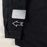 Stone Island - Moleskin Brushed Cotton Overshirt Black