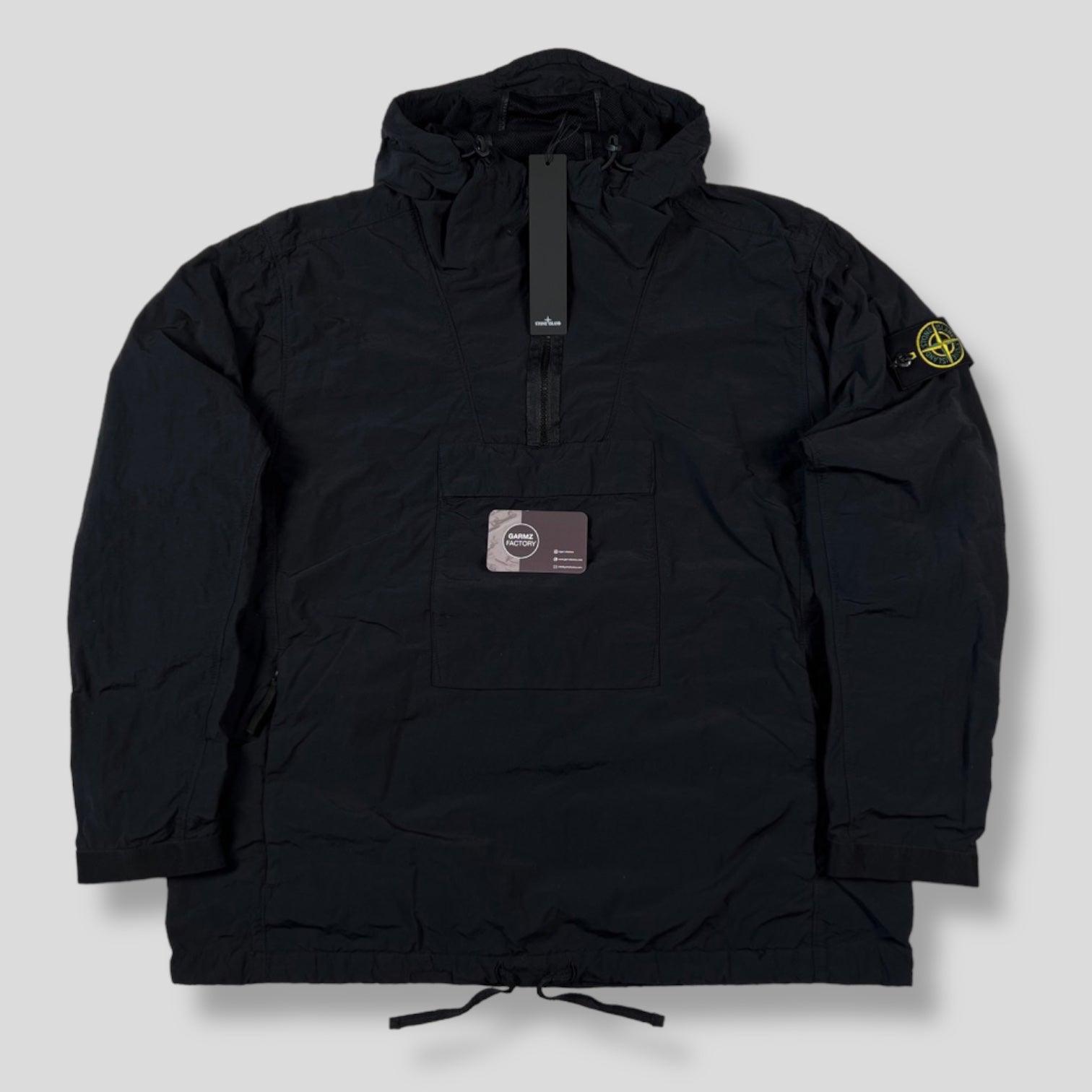 Stone Island Naslan Light 1/2 Zip Smock Pullover Black – Garmz Factory