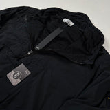 Stone Island - Naslan Light 1/2 Zip Smock Pullover Black