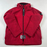 Stone Island - Needle Punched Reflective Hooded Jacket Red
