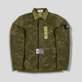 Stone Island - nylon metal lined overshirt green