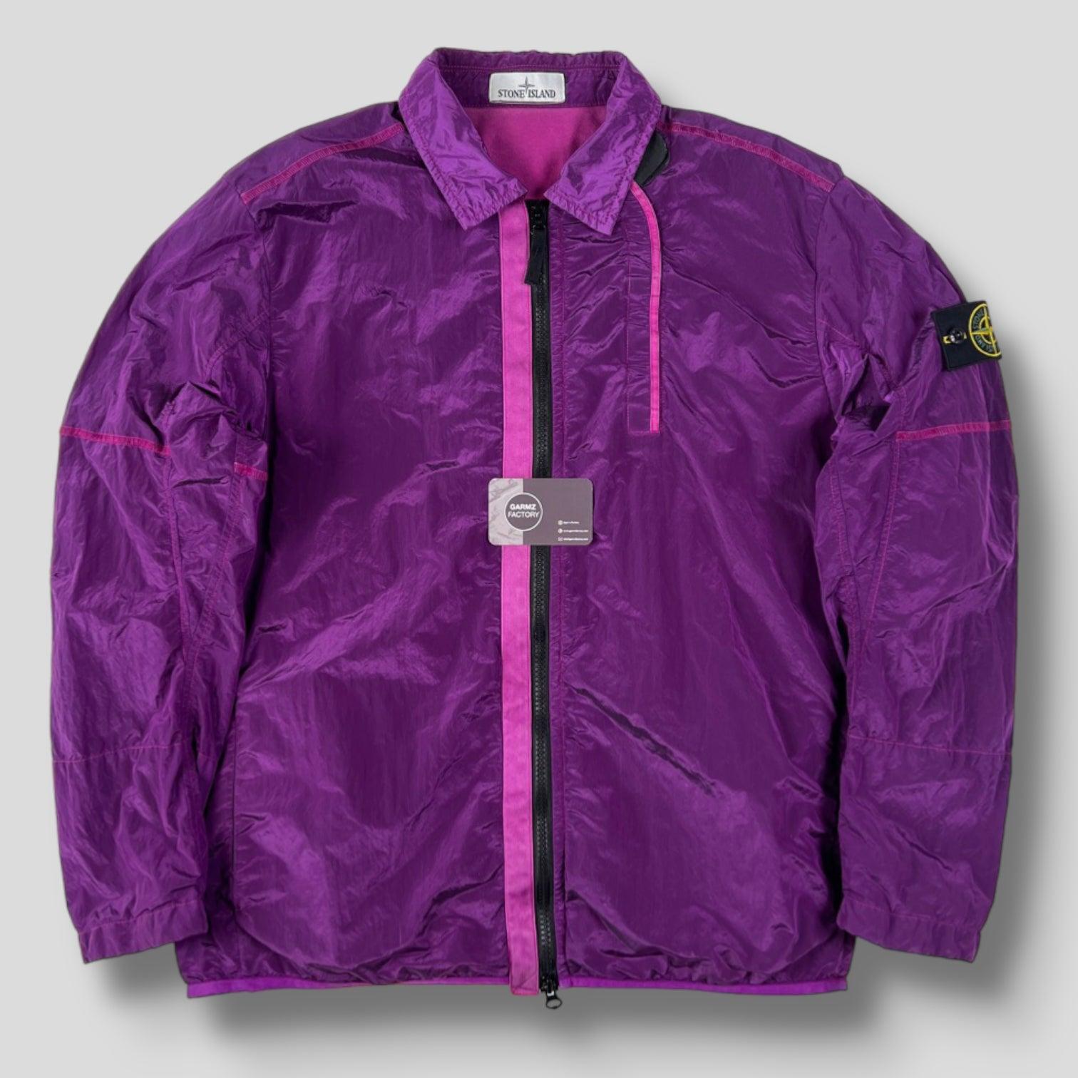 Stone Island Nylon Metal Lined Overshirt Purple – Garmz Factory