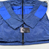 Stone Island - nylon metal ripstop hooded jacket blue