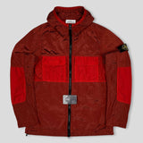 Stone Island - Nylon Metal Ripstop Hooded Jacket Red
