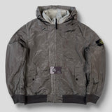 Stone Island - Nylon Metal Tyvek Shield Hooded Jacket Silver/Grey