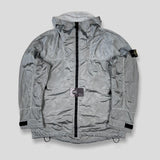 Stone Island - Nylon Metal Watro Hooded Jacket SIlver