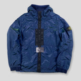 Stone Island - Nylon Metal Weft Hooded Jacket Blue/Green