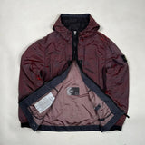 Stone Island - Nylon Metal Weft Hooded Jacket Burgundy/Red
