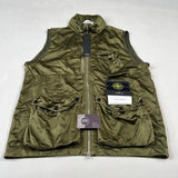 Stone Island - Nylon Raso-TC Gilet Green