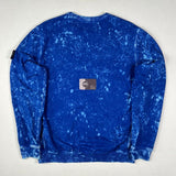 Stone Island - Off Dye Treatment Crewneck Sweatshirt Blue