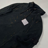 Stone Island - Off Dye Treatment Hooded Jumper Black