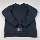 Stone Island - Off-stitched Garment Dyed Sweatshirt Grey