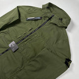 Stone Island - Old Dye Hooded Overshirt Khaki